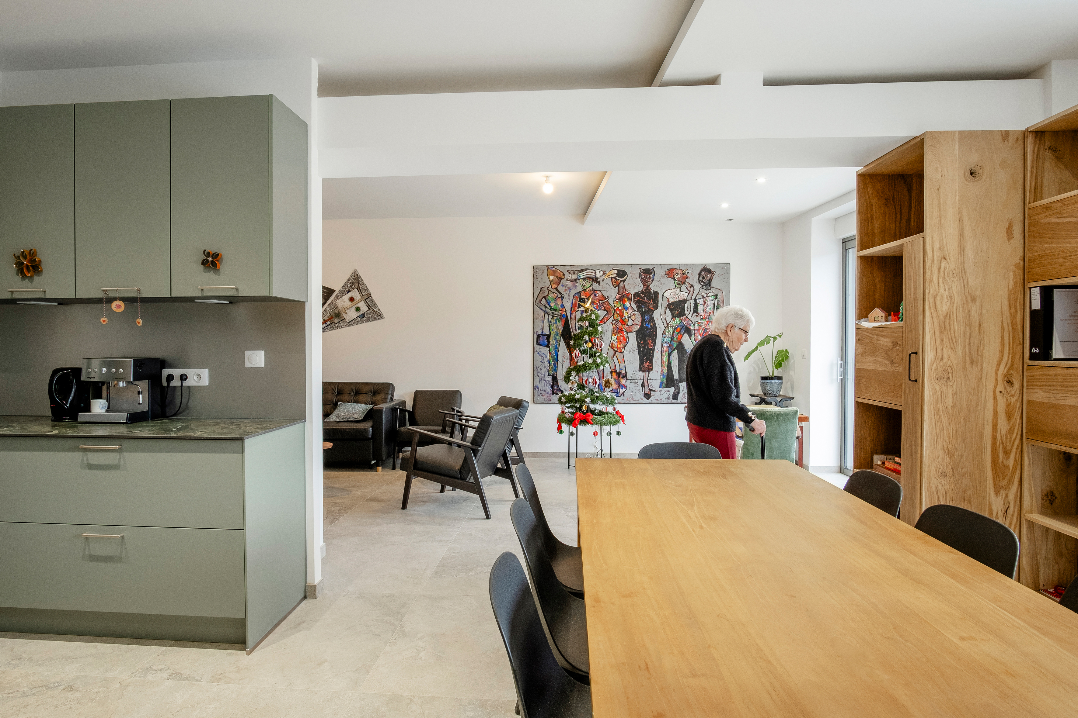 architecture colocation senior, photos interieur exterieur