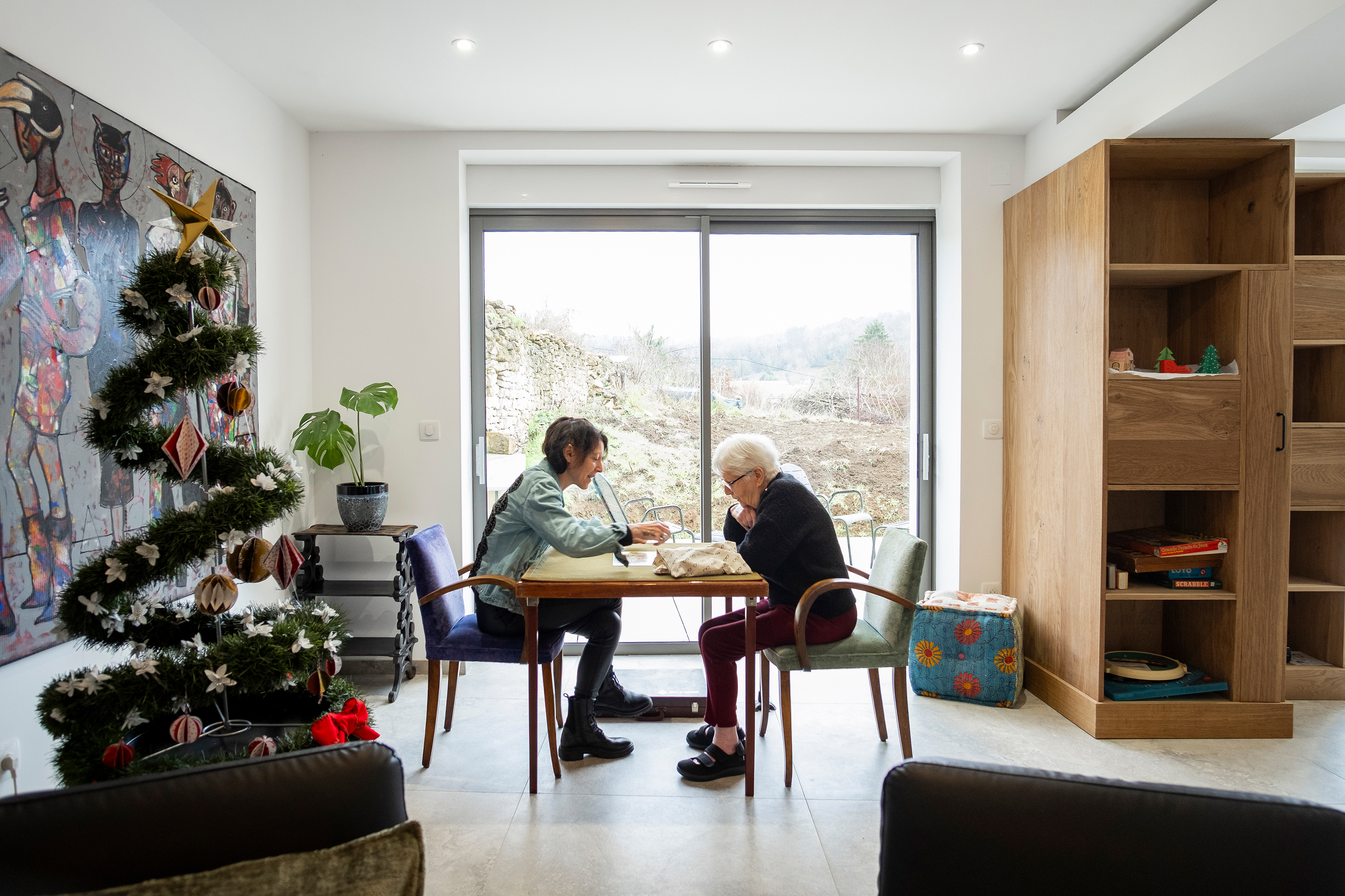 architecture colocation senior, photos interieur exterieur