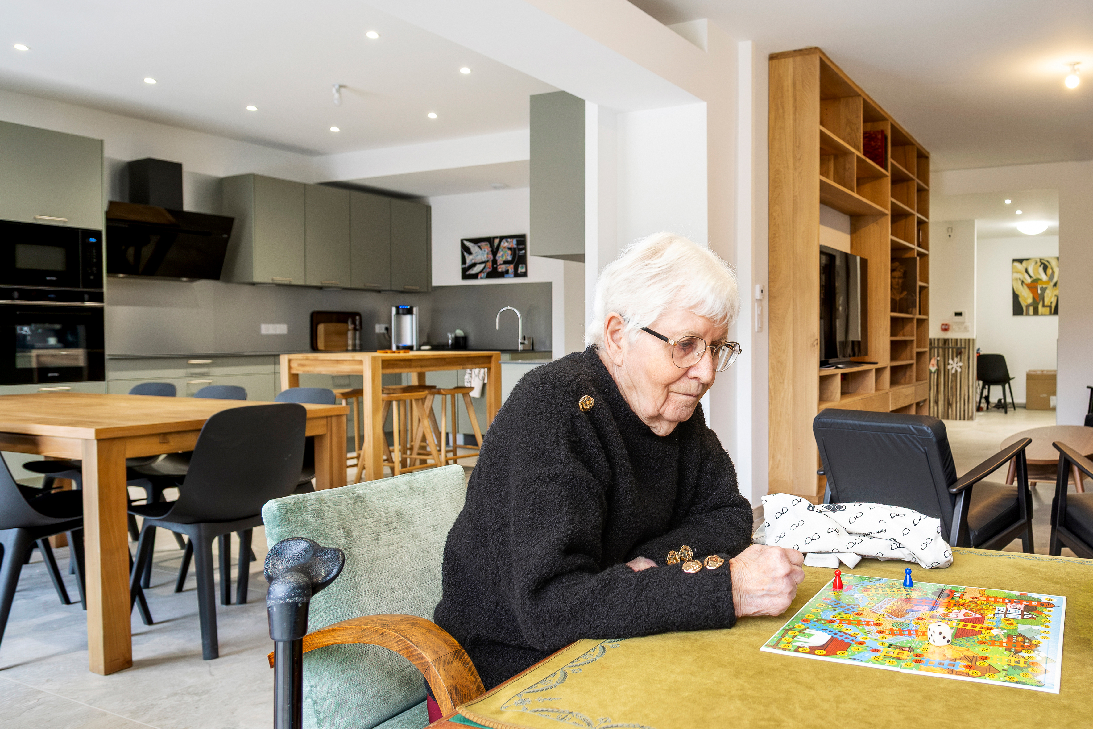 architecture colocation senior, photos interieur exterieur